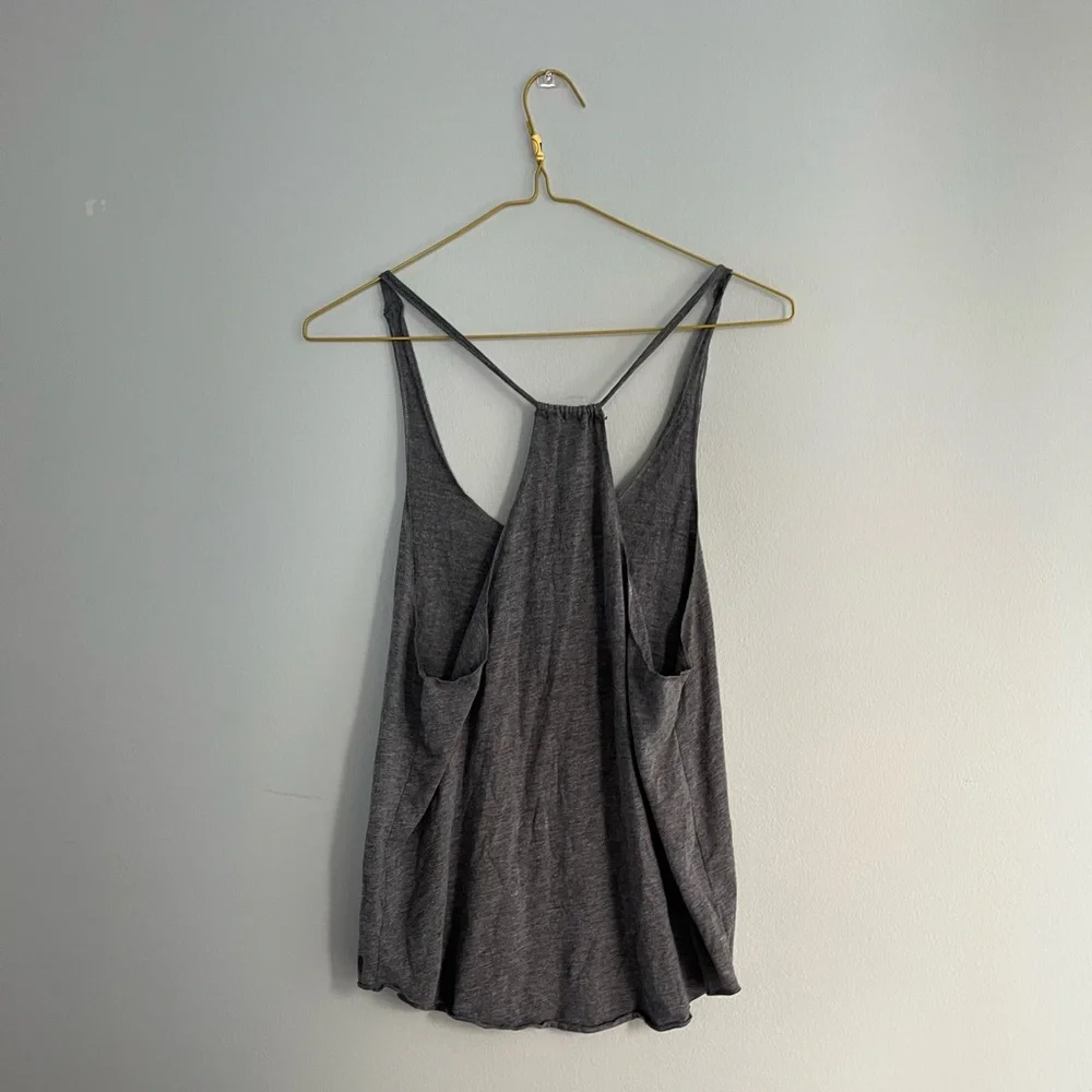 Grey Racerback Tank - Picture 4 of 4